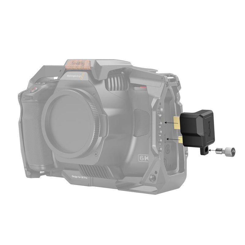 SmallRig HDMI & USB-C Right-Angle Adapter for BMPCC 6K Pro 3289