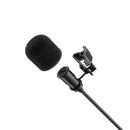 simorr Wave L1 3.5mm Lavalier Microphone (Black) 3388
