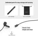 simorr Wave L3  Lightning Lavalier Microphone (Black)  3453