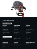 SmallRig Forevala S20 On-Camera Microphone 3468