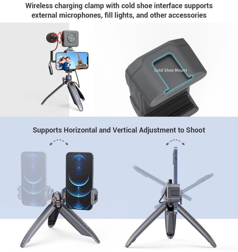 SmallRig Charging Tripod 3541 (Pearl White)