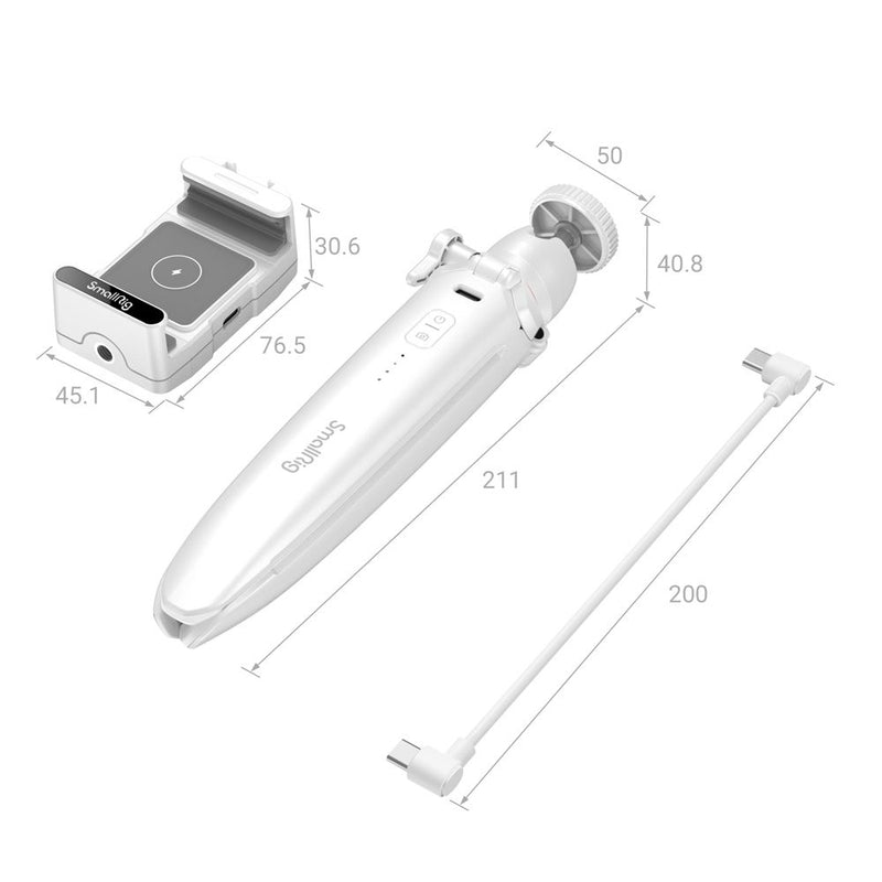 SmallRig Charging Tripod 3541 (Pearl White)