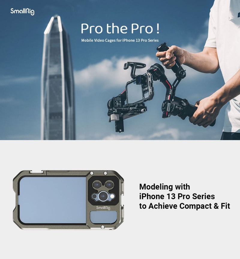 SmallRig Mobile Video Cage for iPhone 13 Pro 3562