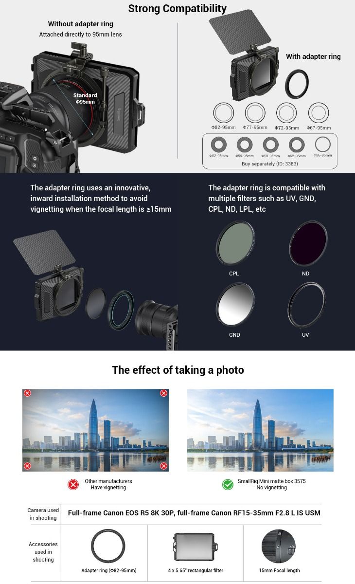 SmallRig Mini Matte Box Lite 3575
