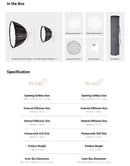 SmallRig RA-D55 Parabolic Softbox 3585