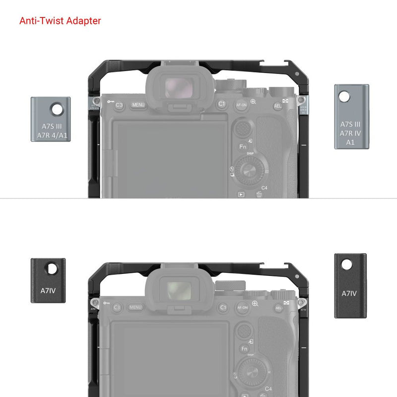 SmallRig Cage for Sony Alpha 7S III/Alpha 7 IV/Alpha 7R IV/Alpha 1 with VG-C4EM Battery Grip 3594