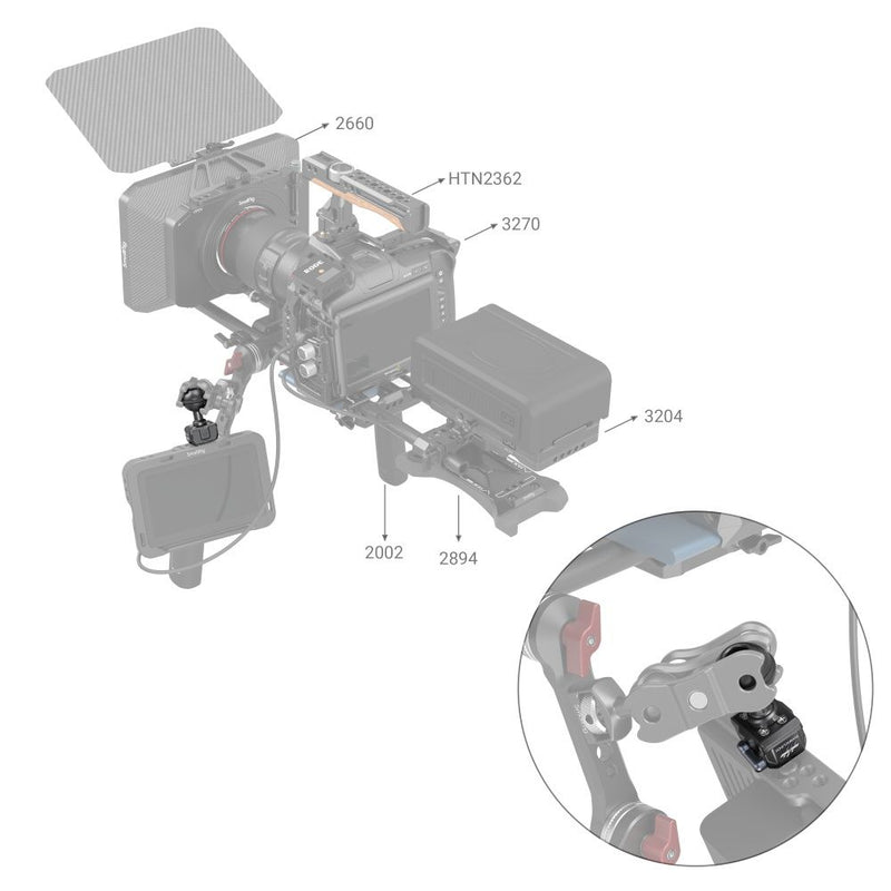 Ulanzi Camera Cage for DJI Osmo Action 4/3 3204