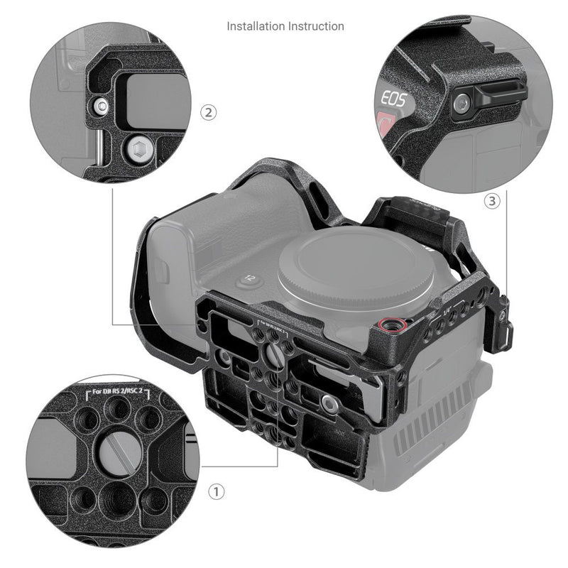 SmallRig Black Mamba Camera Cage for Canon EOS R5 C 3890