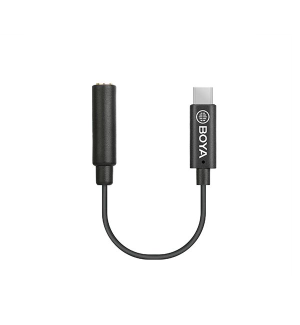 BOYA 3.5mm TRS (Female) to Type-C (Male) Audio Adapter Cable