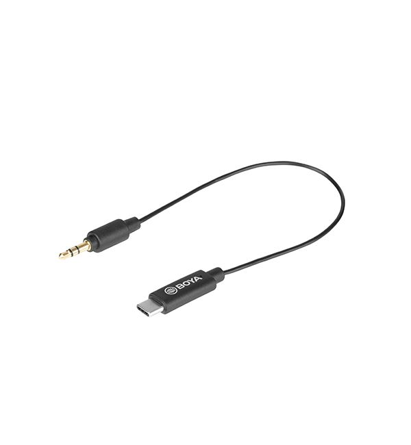 BOYA 3.5mm TRS (Male) to Type-C (Male) Audio Adapter Cable