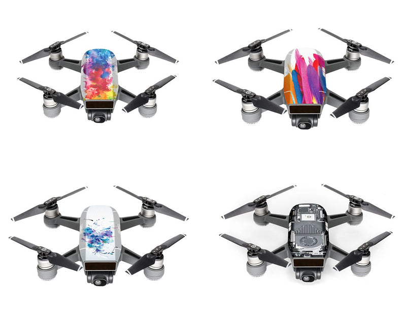 PGY Tech DJI Spark Waterproof Sticker Skin 4-pack (D4/D7/D8/TR)