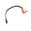 Fat Shark 30cm RCA Female to 4p Straight 3.5mm AV Cable