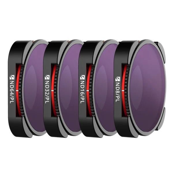 Freewell 4-Pack ND/PL 4K Series Filters for GoPro HERO9/10/11/12 Black in Case