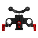 FREEWELL 15mm Rail Mount for Eiger Matte Box, offering adjustable height, convertible support, and lens stabilization for the Freewell Eiger Eco System.