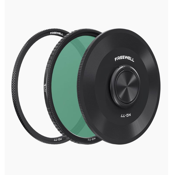 Freewell M2 77mm UV Magnetic Quick Swap Filter showcasing premium lens protection accessories