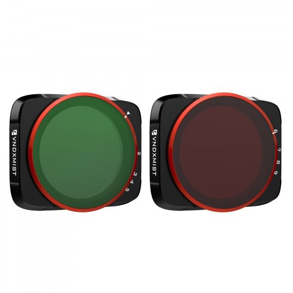 Freewell 2-Pack VND Filters (Mist Edition) for DJI Air A2S (2-5 & 6-9 Stop)