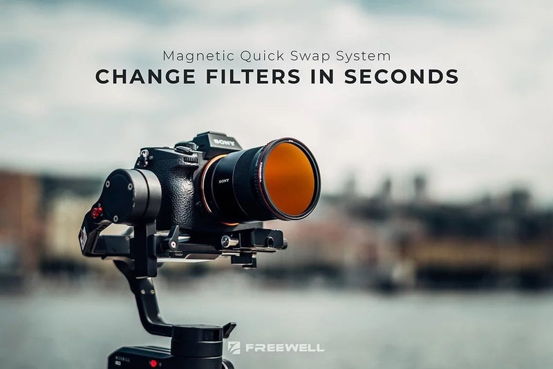 Freewell Magnetic Quick Swap System 72mm Gradient ND0.9 (GND8) Camera Filter