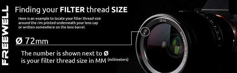 Freewell Standard Day 82mm Variable ND Filter (2 to 5 Stops) for DSLR Camera