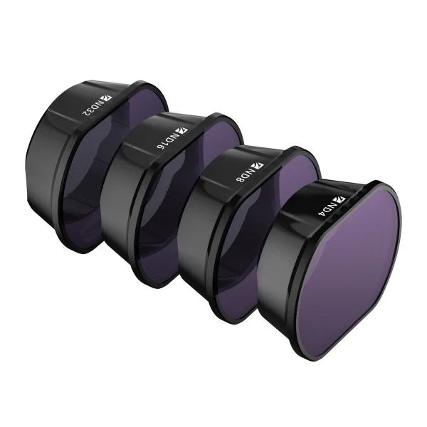 Freewell 4-pack Standard Day 4K Series ND Filters for DJI FPV Drone (ND4 8 16 32)