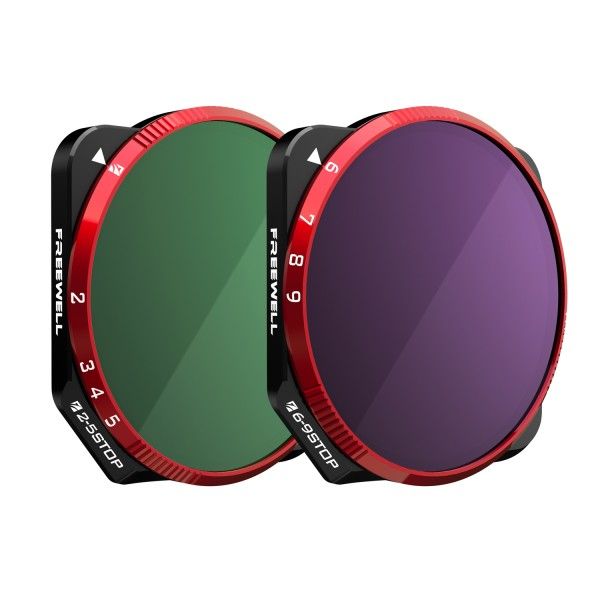 Freewell 2-Pack Varialble (VND) Filter Set for DJI Mavic 3 (2-5 & 6-9 Stop)