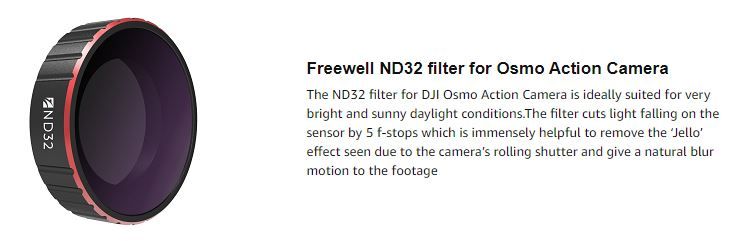 Freewell ND32 Filter for OSMO Action