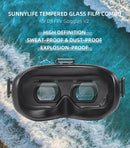 Sunnylife HD Tempered Glass Protective Lens Film for DJI FPV Goggles V2 (1 pair)