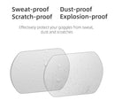 Sunnylife HD Tempered Glass Protective Lens Film for DJI FPV Goggles V2 (1 pair)