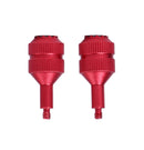 Sunnylife 1 pair Aluminum Alloy Control Sticks for DJI FPV Remote Controller 2 (Red)