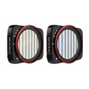 Freewell  Variable ND (VND 2-5 Stop) Blue & Gold Streak Filters for DJI Air 2S