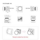 Foxeer DigiSightV2 HS1260 720P Digital Analog SharkByte HD FPV Camera (Black)