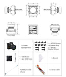 Foxeer DigiSightV2 HS1260 720P Digital Analog SharkByte HD FPV Camera (Black)