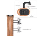 SmallRig Wooden Universal Side Handle HSN2093C