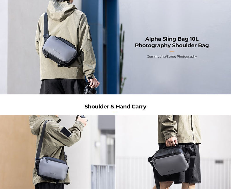 Alpha Camera Sling Bag 10L  K&F Concept Camera Bags - KENTFAITH