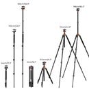 K&F Concept Aluminum Tripod Detachable Monopod with Quick Release Plate and BH-28 Ball Head