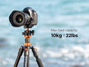 K&F Concept Aluminum Tripod Detachable Monopod with Quick Release Plate and BH-28 Ball Head