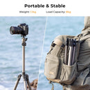 K&F Concept 66" Aluminum Tripod  with BH-25C CNC Ball Head