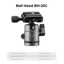 K&F Concept 66" Aluminum Tripod  with BH-25C CNC Ball Head
