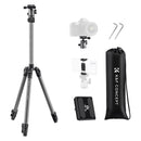 K&F Concept 66" Aluminum Tripod  with BH-25C CNC Ball Head