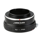 K&F Concept M11111 Nikon F Lenses to Fuji X Lens Mount Adapter (NIK-FX)
