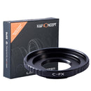 K&F Concept M25111 C Mount Lenses to Fuji X Lens Mount Adapter