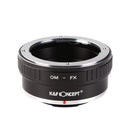 K&F Concept M16111 Olympus OM Lenses to Fuji X Lens Mount Adapter