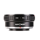 K&F Concept M16111 Olympus OM Lenses to Fuji X Lens Mount Adapter