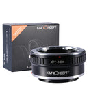 K&F Concept M14101 Contax Yashica Lenses to Sony E Lens Mount Adapter