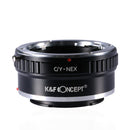 K&F Concept M14101 Contax Yashica Lenses to Sony E Lens Mount Adapter