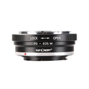 K&F Concept M13141 Canon FD Lenses to Canon EOS M Lens Mount Adapter