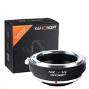K&F Concept M11251 Nikon F Lenses to Samsung NX Lens Mount Adapter