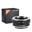K&F Concept Rollei QBM Lenses to Sony E Mount Camera Adapter