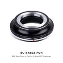 K&F Concept M10211 M42 Lenses to Fuji GFX Lens Mount Adapter