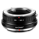 K&F Concept M15184 Minolta MD Lenses to Nikon Z Lens Mount Adapter