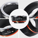 K&F Concept KF M12105 High Precision Lens Adapter (Orange) EOS-NEX PRO